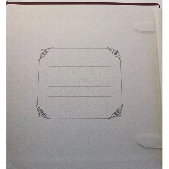 Creative Memories 7x7 Scrapbook Album Red Cranberry Silver Hearts 2004 - Picture 4 of 8